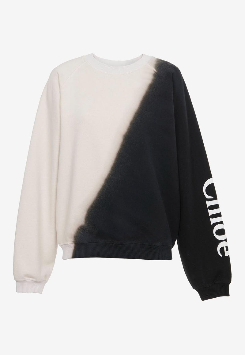 Logo Dip-Dyed Sweater