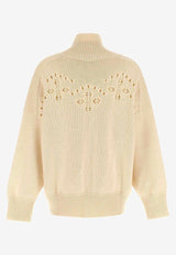 Embroidered Wool Sweater