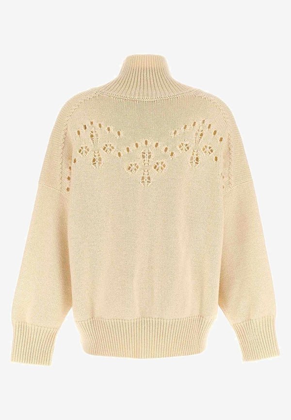 Embroidered Wool Sweater