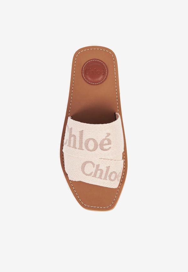 Logo Woody Flat Mules