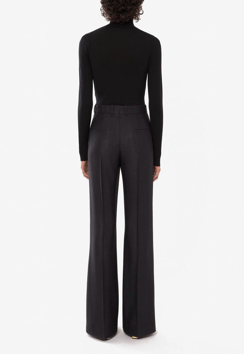 High-Waist Flared Pants