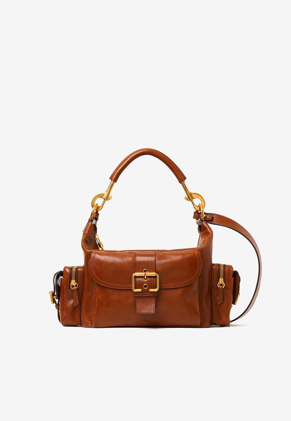 Shoulder Bag in Shiny Leather