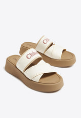 Mila Logo Flatform Sandals