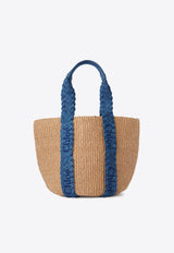 Large Woody Basket Tote Bag