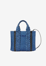 Small Woody Denim Tote Bag