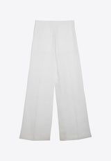 Wide-Leg Tailored Pants