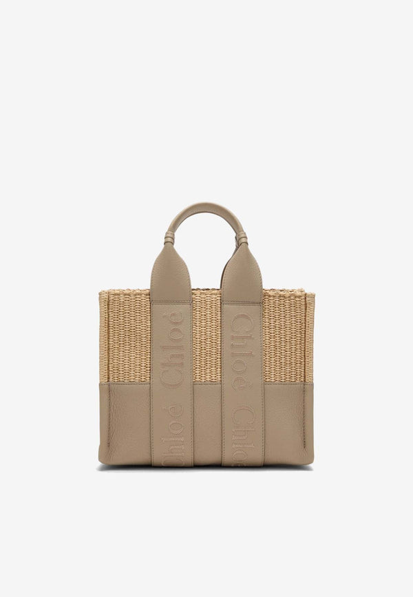 Small Paneled Woody Tote Bag