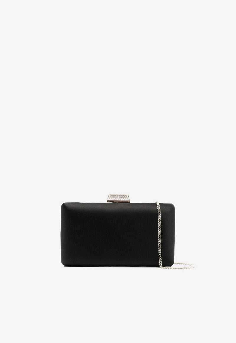 Clemmie Satin Clutch Bag