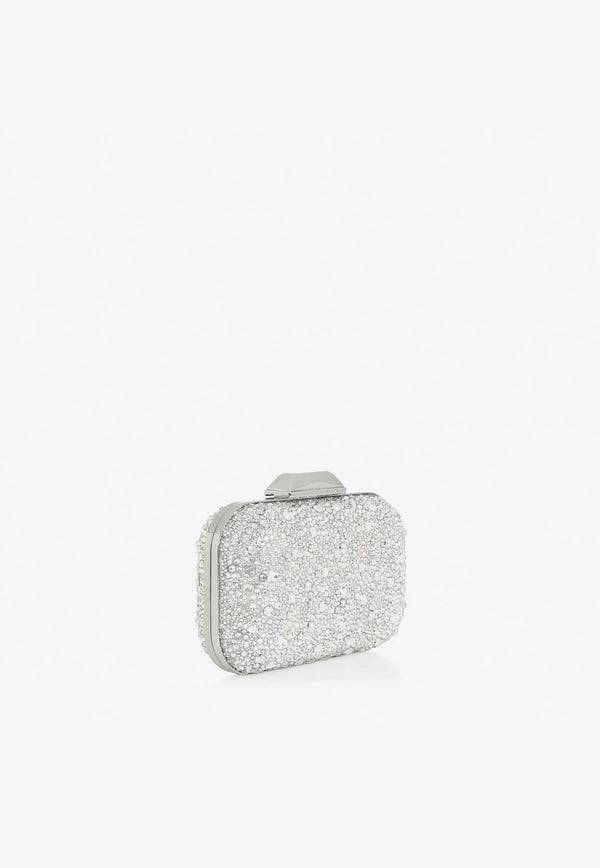 Cloud Crystal Covered Clutch