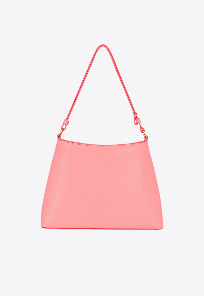 Embléme Grained Leather Shoulder Bag