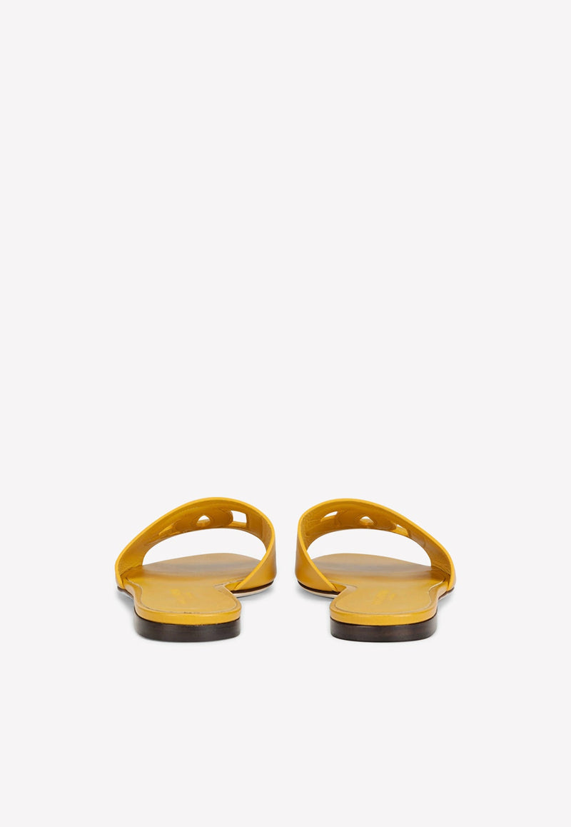 DG Logo Slides in Calf Leather