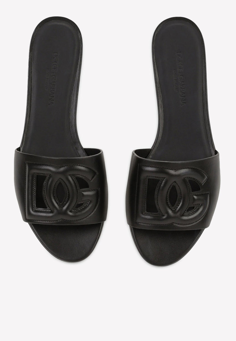 DG Logo Slides in Calf Leather