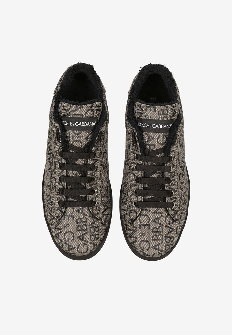 Jacquard Portofino Low-Top Sneakers