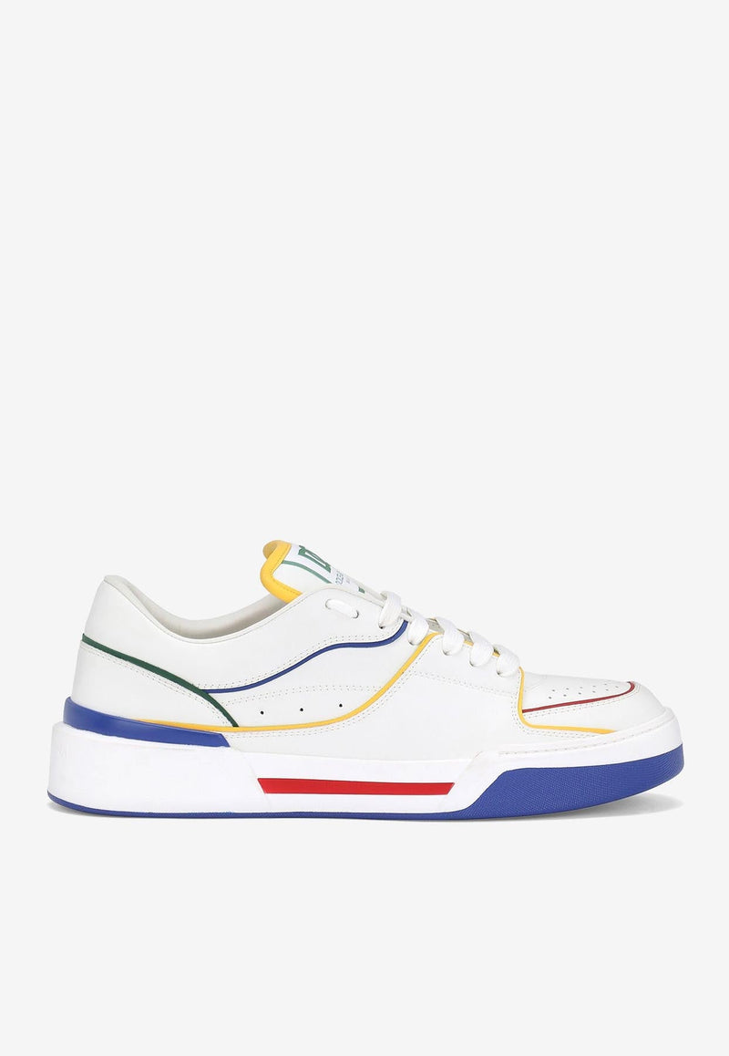 Calfskin New Roma Low-Top Sneakers