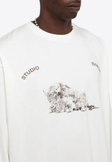 Printed Long-Sleeved T-shirt