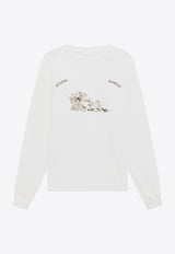 Printed Long-Sleeved T-shirt