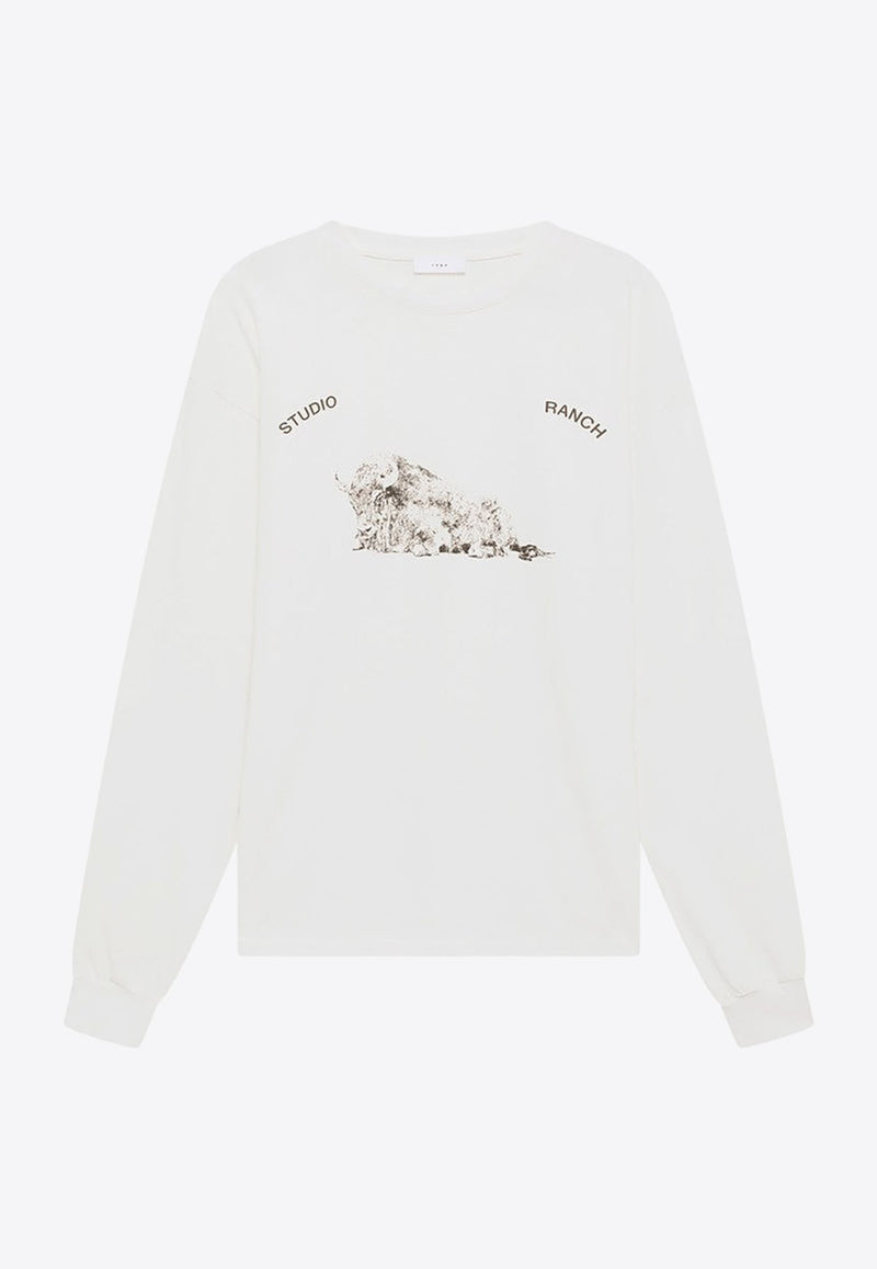 Printed Long-Sleeved T-shirt