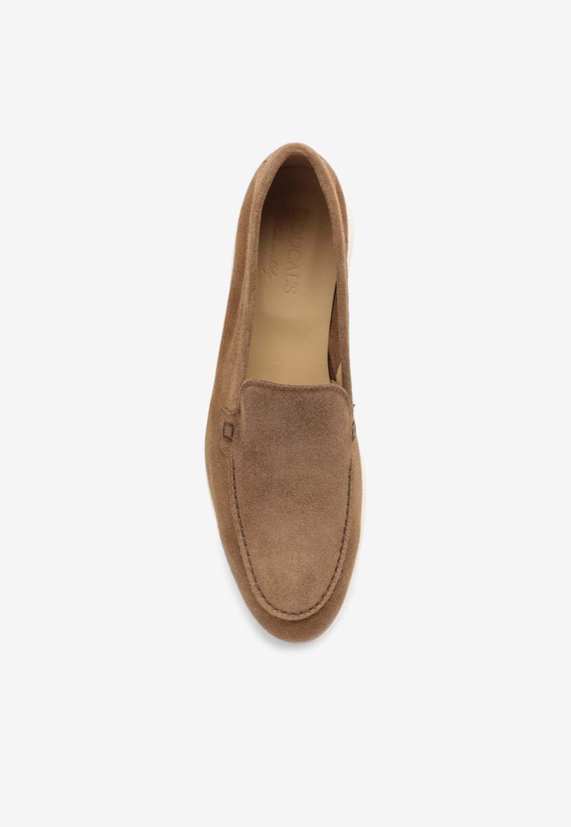 Suede Slip-On Loafers