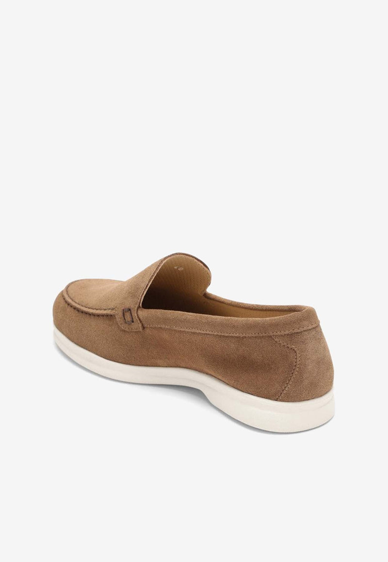 Suede Slip-On Loafers