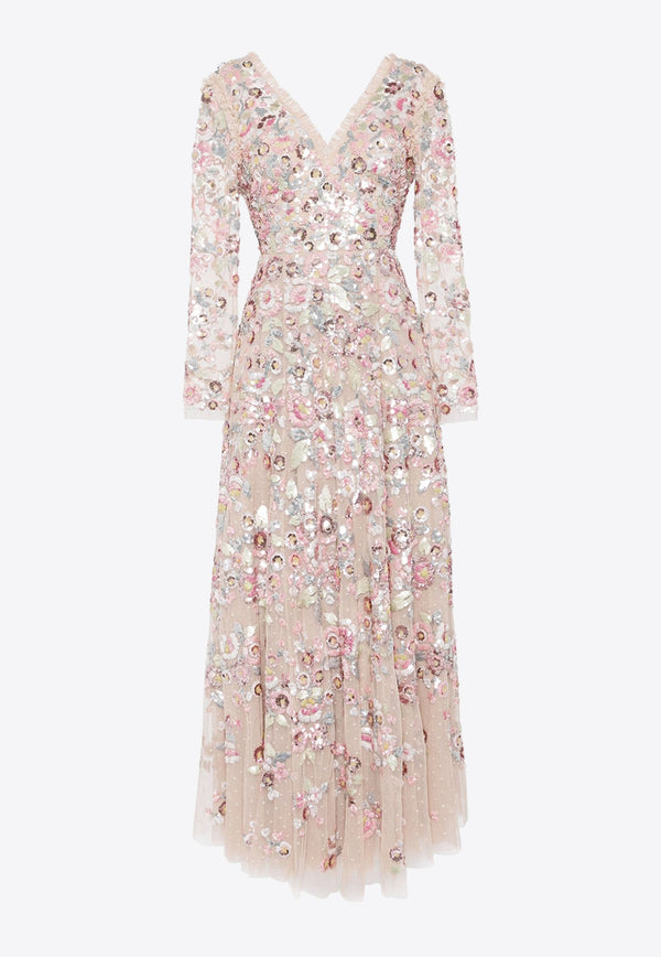 Sequin Paradise Embellished Maxi Dress