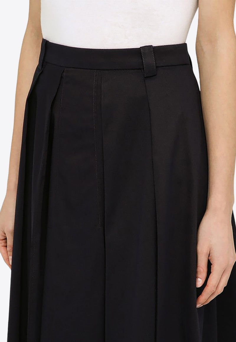 Flounced Henrique Midi Skirt