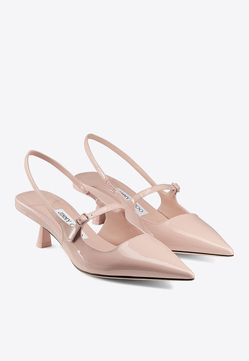 Didi 45 Pointed Pumps in Patent Leather