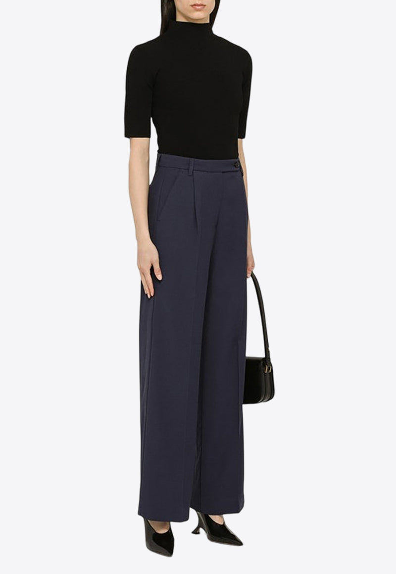 High-Waist Tailored Pants