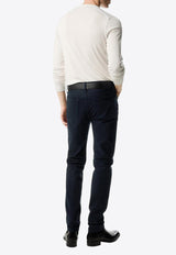 Selvedge Straight-Leg Jeans