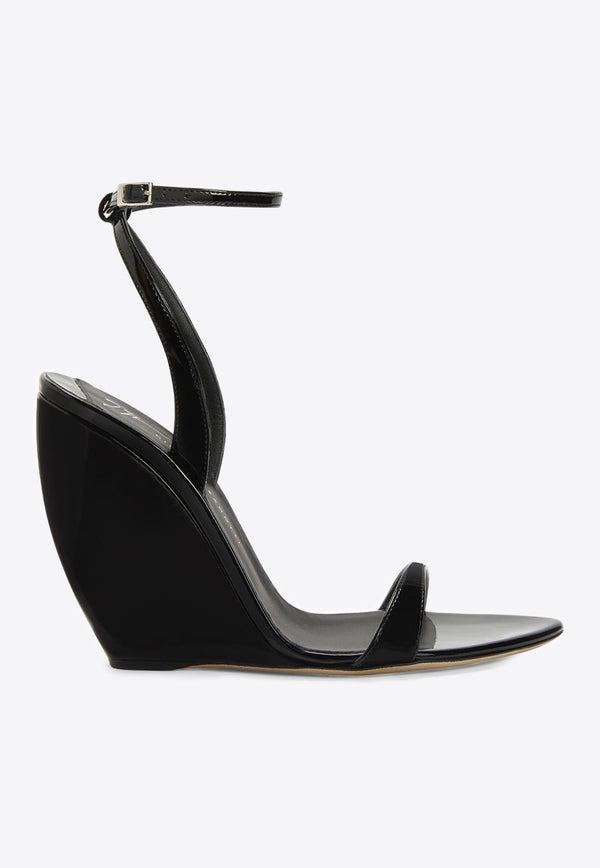 Ginnyfer 105 Patent Leather Wedge Sandals