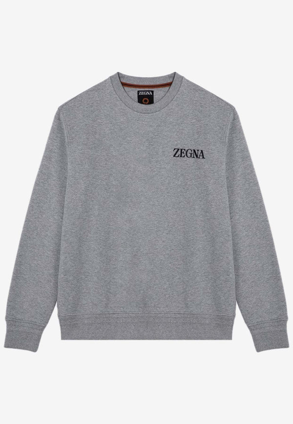 Logo Print Crewneck Sweatshirt