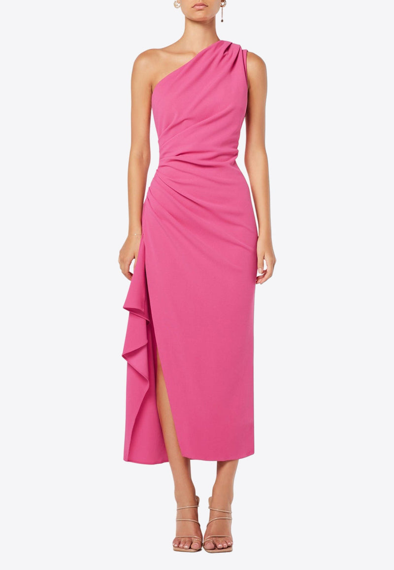 Purdie One-Shoulder Midi Dress