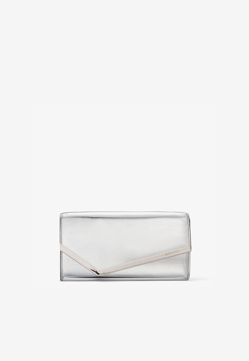 Emmie Clutch in Mirror Fabric