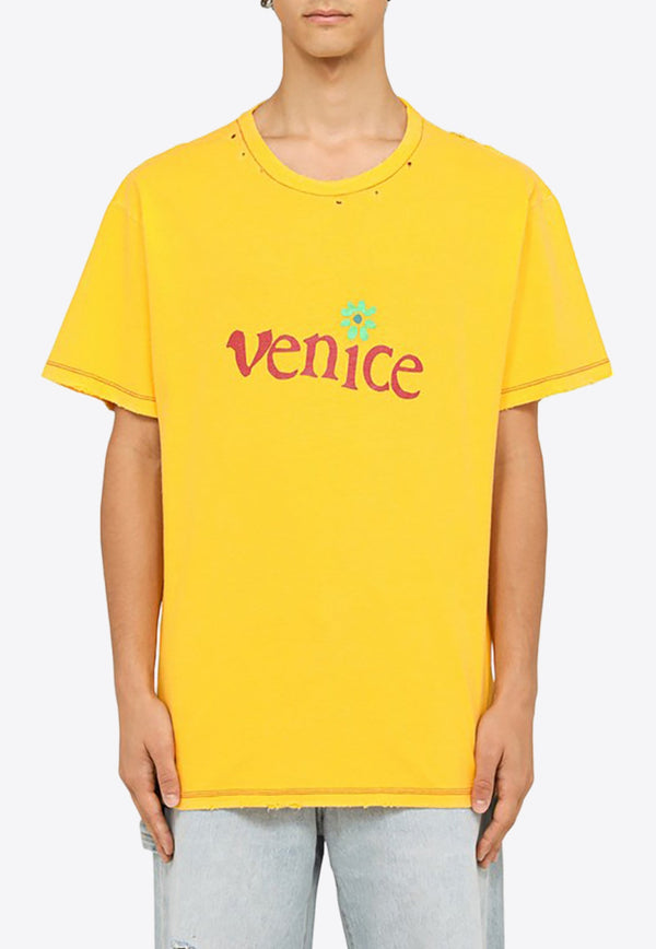 Distressed Venice Crewneck T-shirt