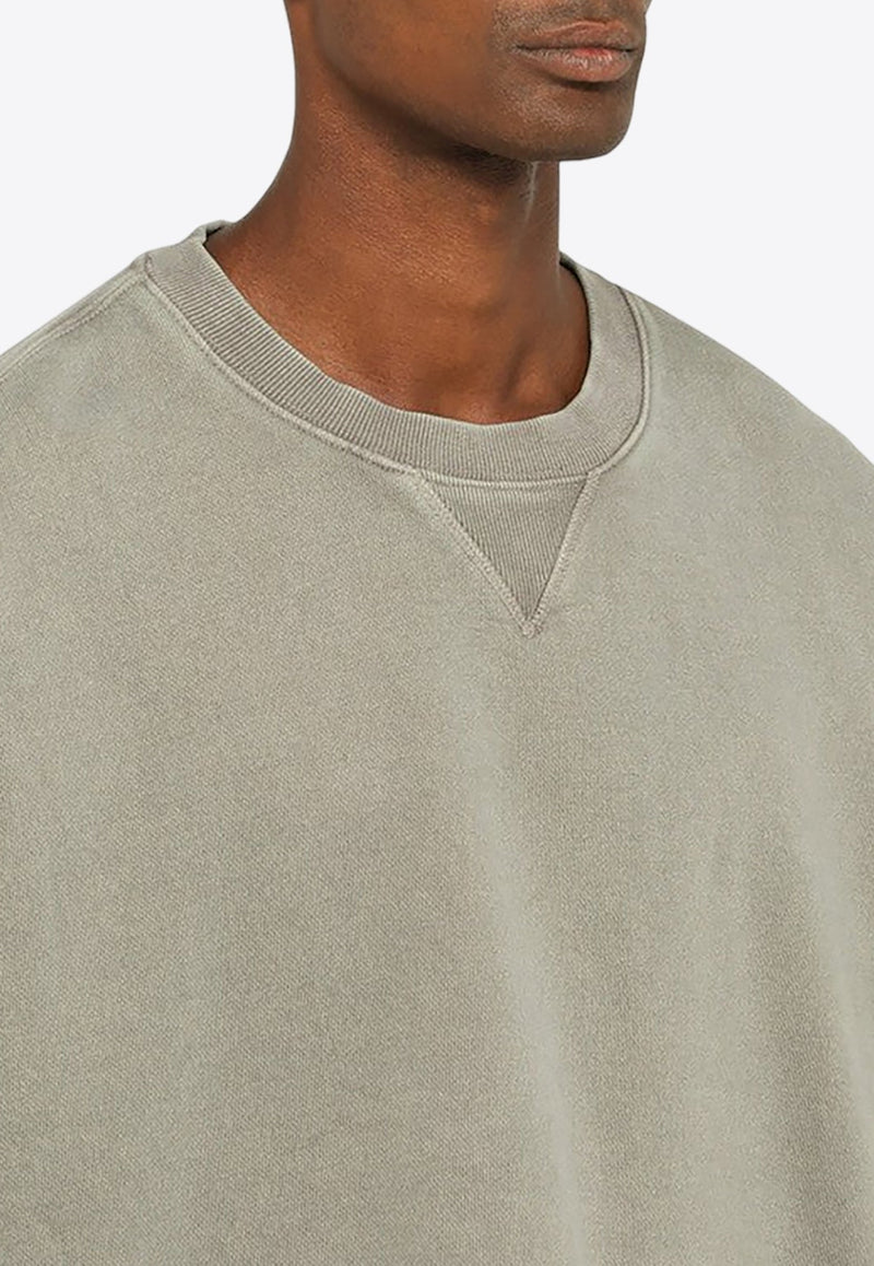 Washed-Out Pullover Sweatshirt