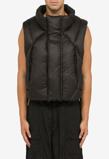 Grid Quilted Down Vest
