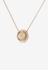 Me Oh Me Sparkly Pearly White 18K Rose Gold Diamond Necklace