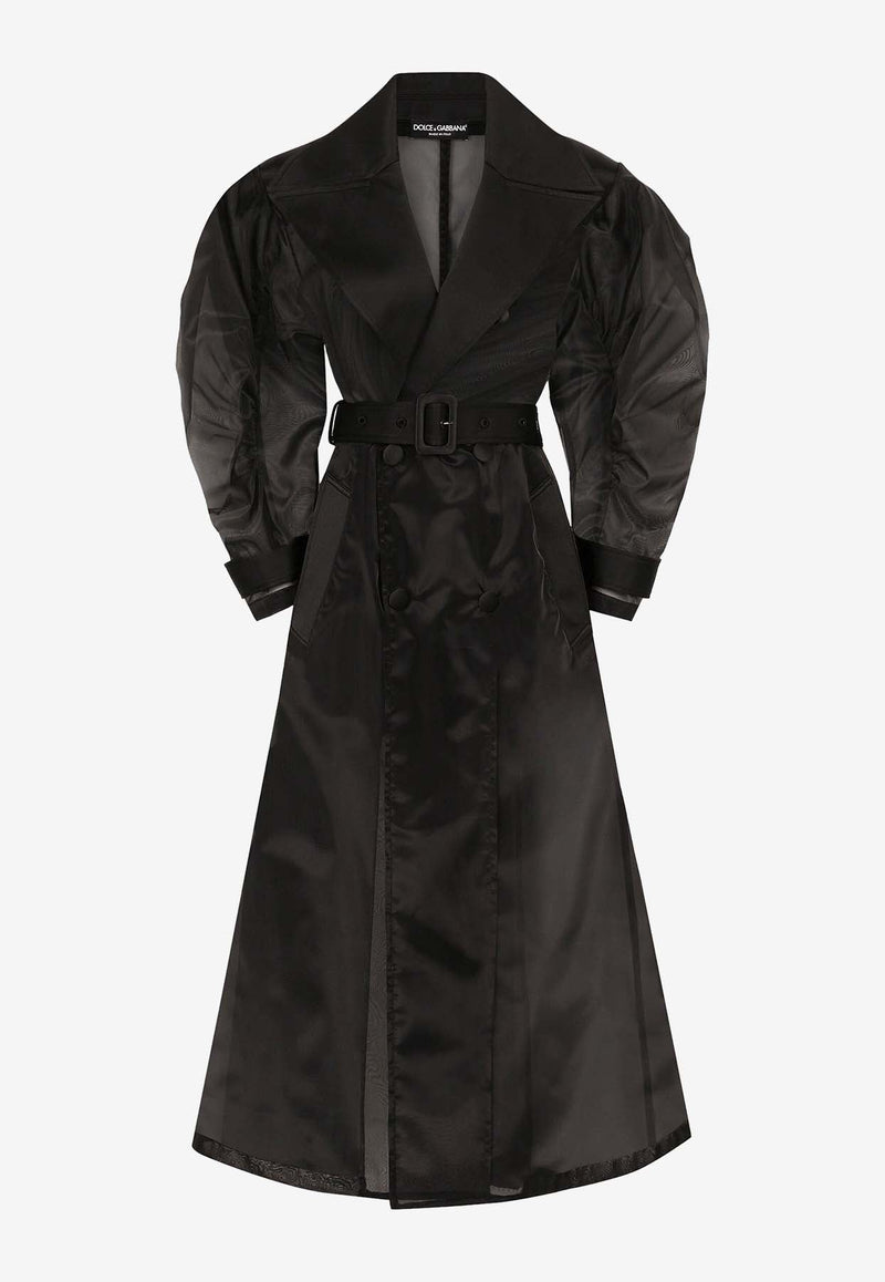 Organza Trench Coat