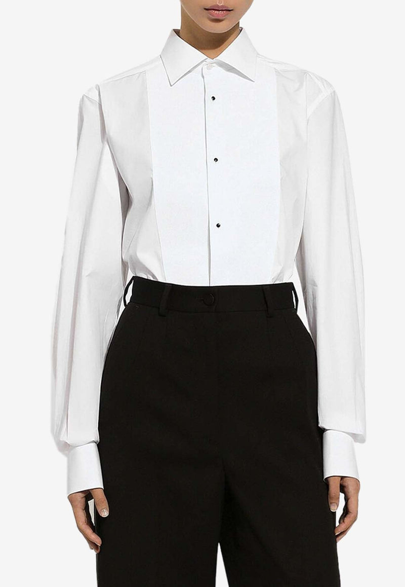 Long-Sleeved Tuxedo Shirt