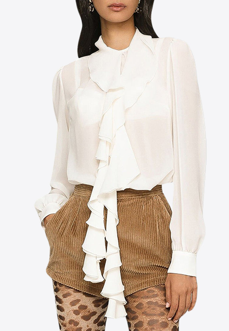 Georgette Ruffled Blouse