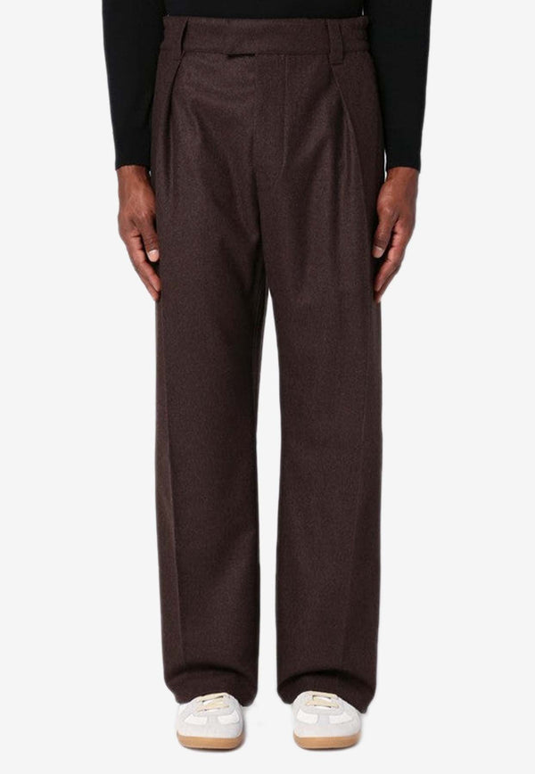 Reinga Wool and Cashmere Tailored Pants