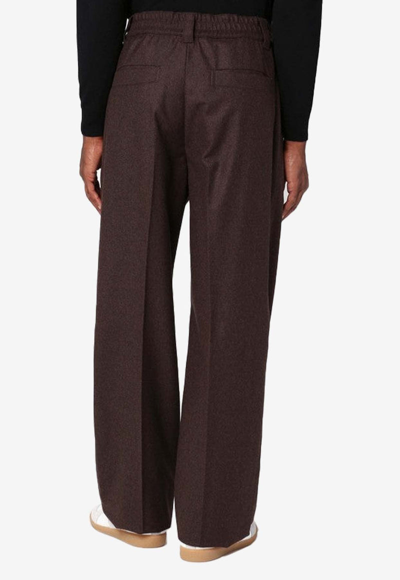 Reinga Wool and Cashmere Tailored Pants