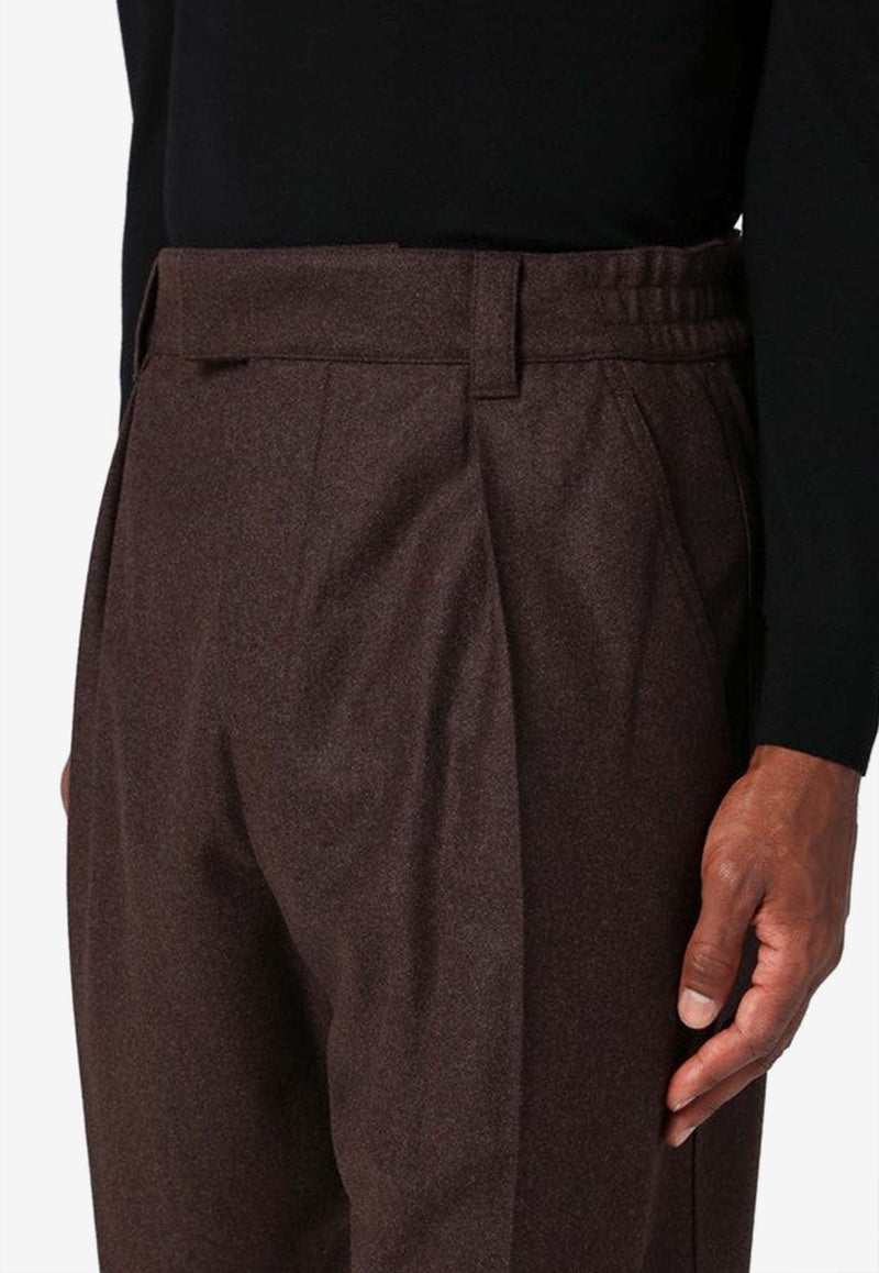 Reinga Wool and Cashmere Tailored Pants