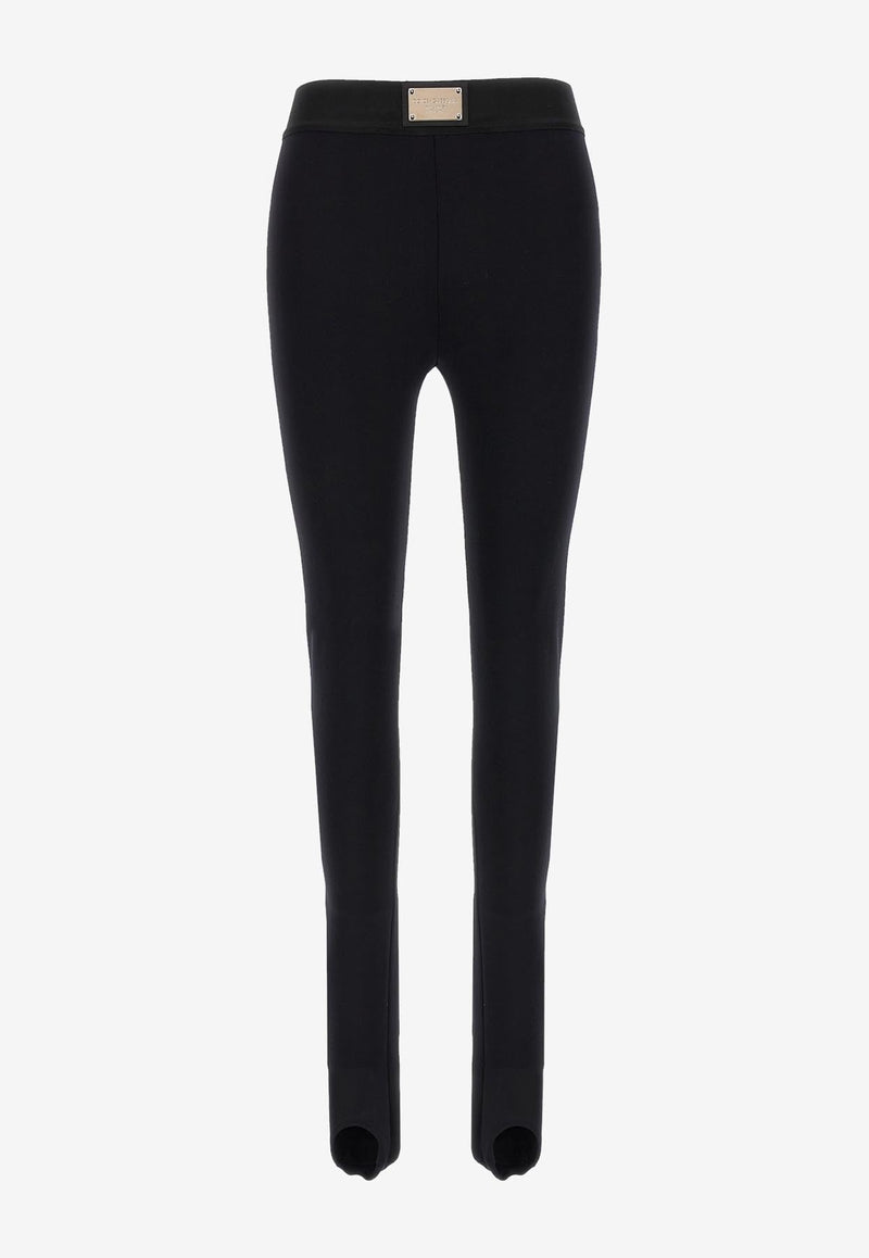 Logo Label Leggings