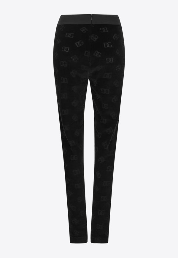 Logo Monogram Jersey Leggings