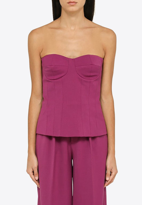 Strapless Tailored Top
