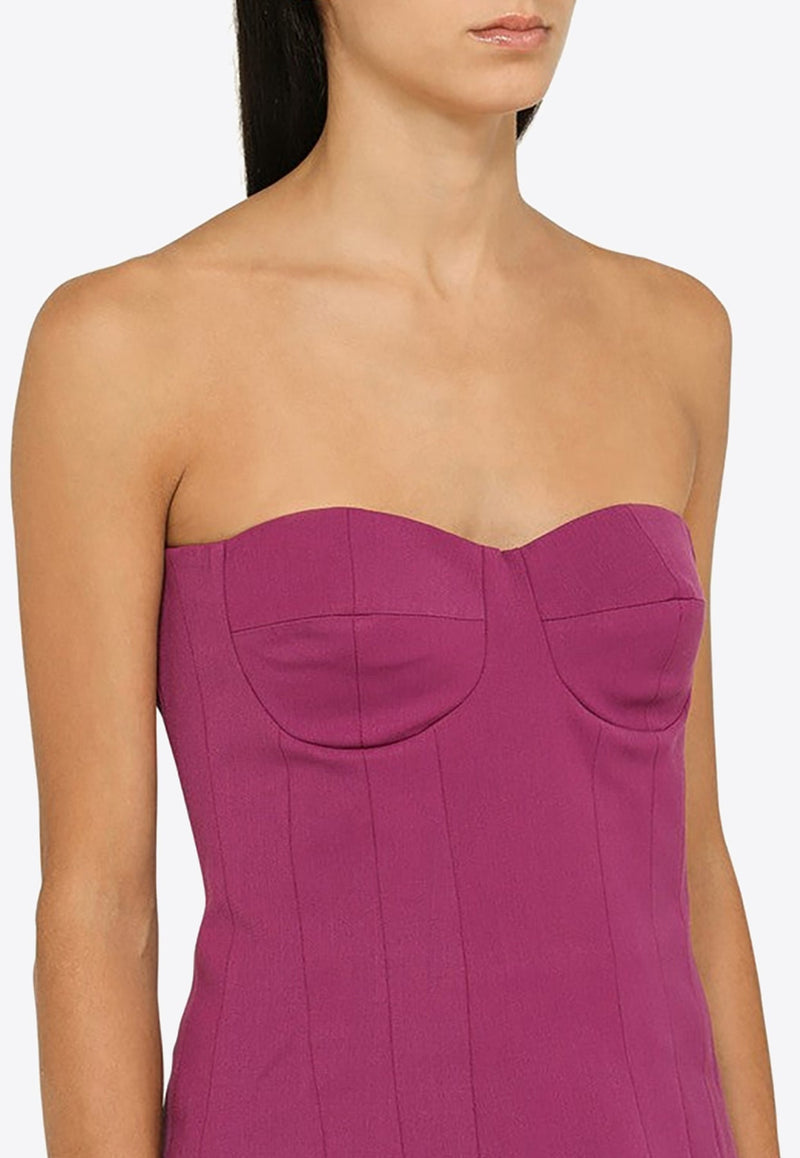 Strapless Tailored Top