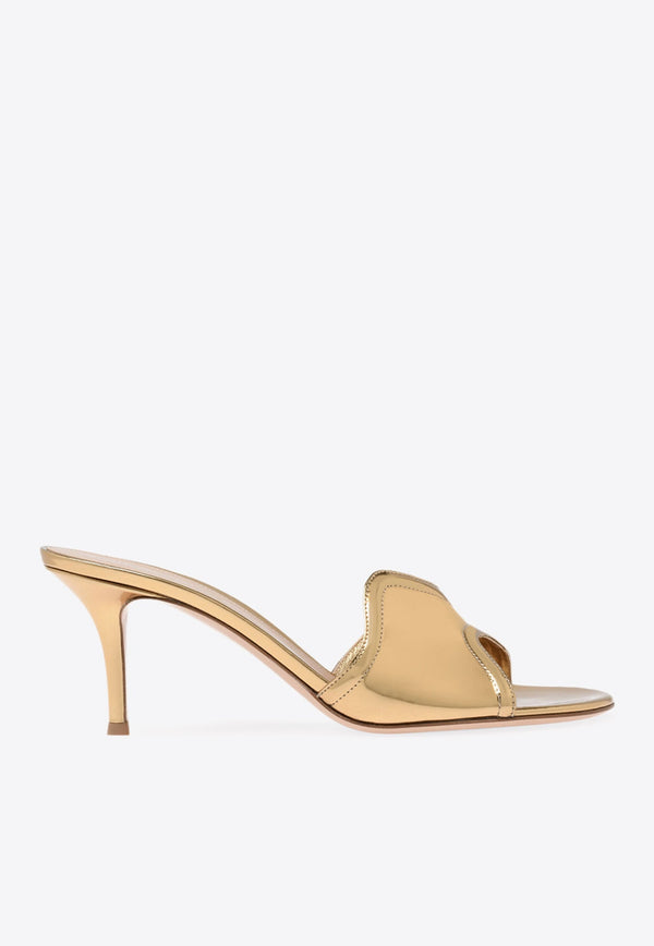 Lucrezia 70 Metallic Mule Sandals