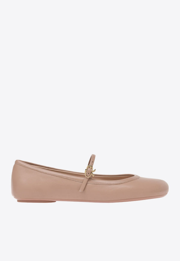 Carla Leather Ballerina Shoes