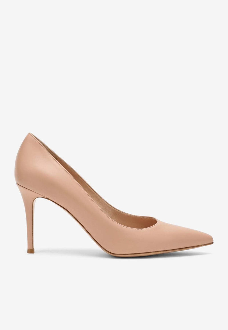 Gianvito 85 Leather Pumps