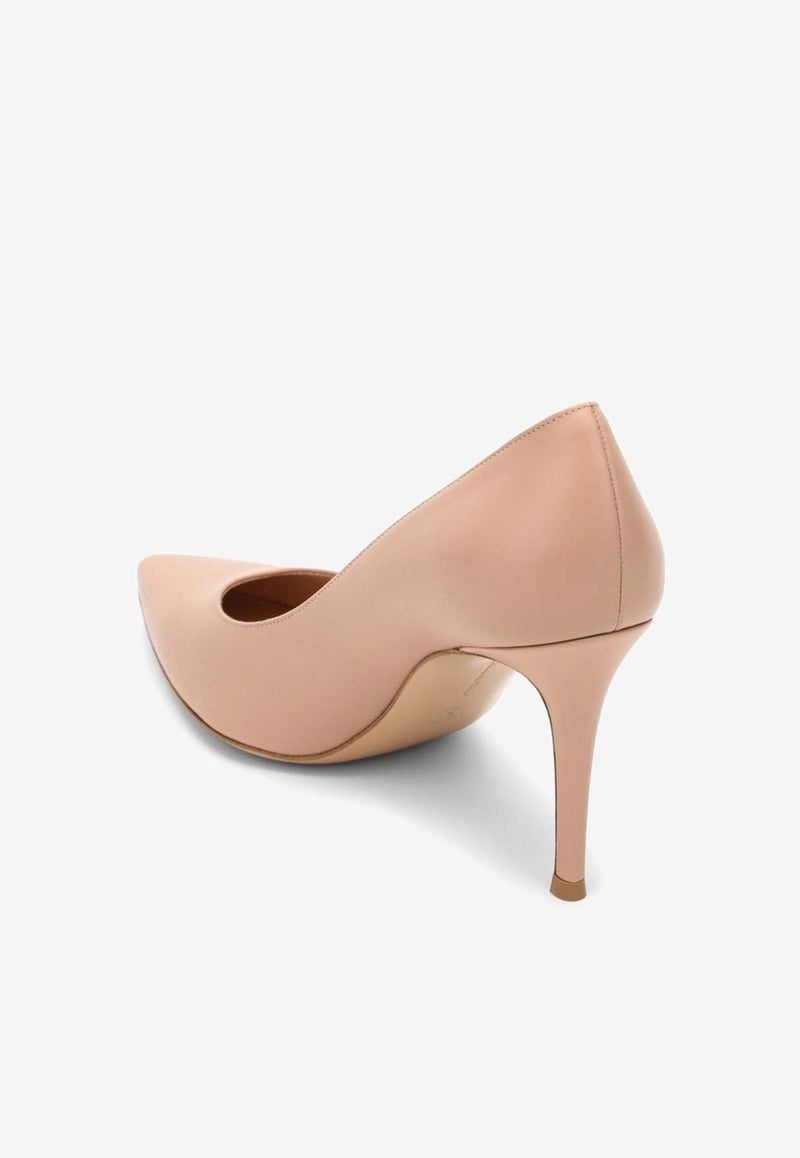 Gianvito 85 Leather Pumps